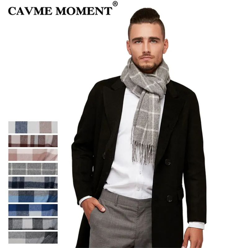 CAVME Pure Wool Plaid Striped Scarf Men's Business Style Long Basic Scarves Unisex Femme Homme Winter Wrap CUSTOM NAME 30*180cm
CAVME Pure Wool Plaid Striped Scarf Men's Business Style Long Basic Scarves Unisex Femme Homme Winter Wrap CUSTOM NAME 30*180cm