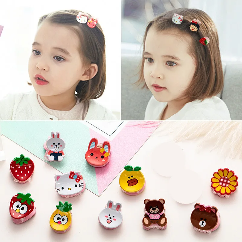 10Pcs/lot Fashion Baby Hair Accessories Girls Cute Cartoon Small Hair Claws Children Lovely Hair Clips Hairpins Headbands Kids
10Pcs/lot Fashion Baby Hair Accessories Girls Cute Cartoon Small Hair Claws Children Lovely Hair Clips Hairpins Headbands Kids