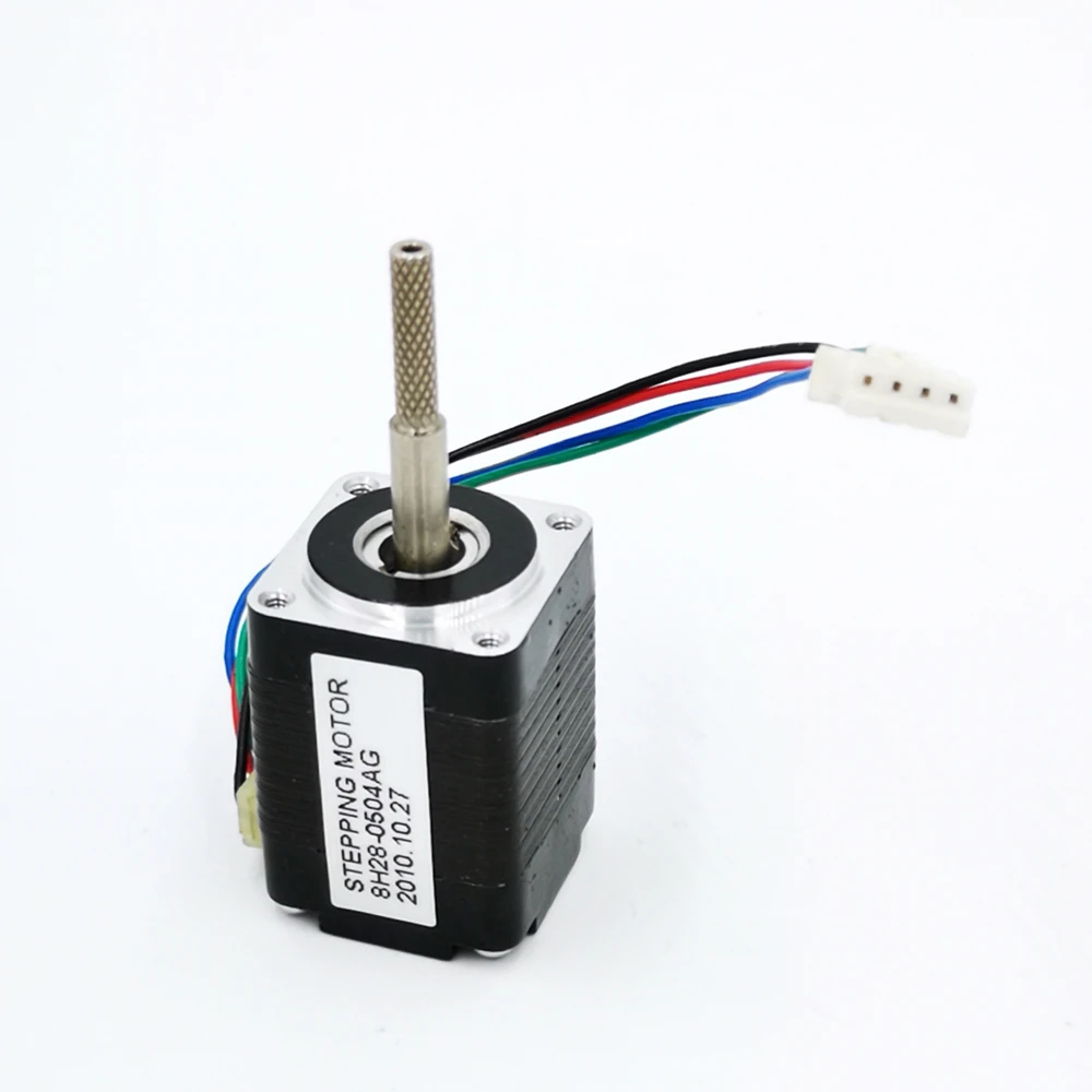 2-phase 4-wire miniature 20MM Precision stepper motor Step angle 1.8 degrees Double ball bearing 8H28
2-phase 4-wire miniature 20MM Precision stepper motor Step angle 1.8 degrees Double ball bearing 8H28