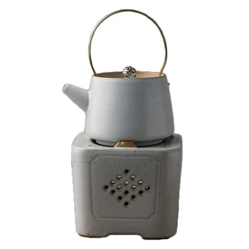 Japanese-style Ceramic teapot Creative Antique teapot Tea maker ceramic tea set hand-made Chinese Kungfu Tea pot with Stove
Japanese-style Ceramic teapot Creative Antique teapot Tea maker ceramic tea set hand-made Chinese Kungfu Tea pot with Stove