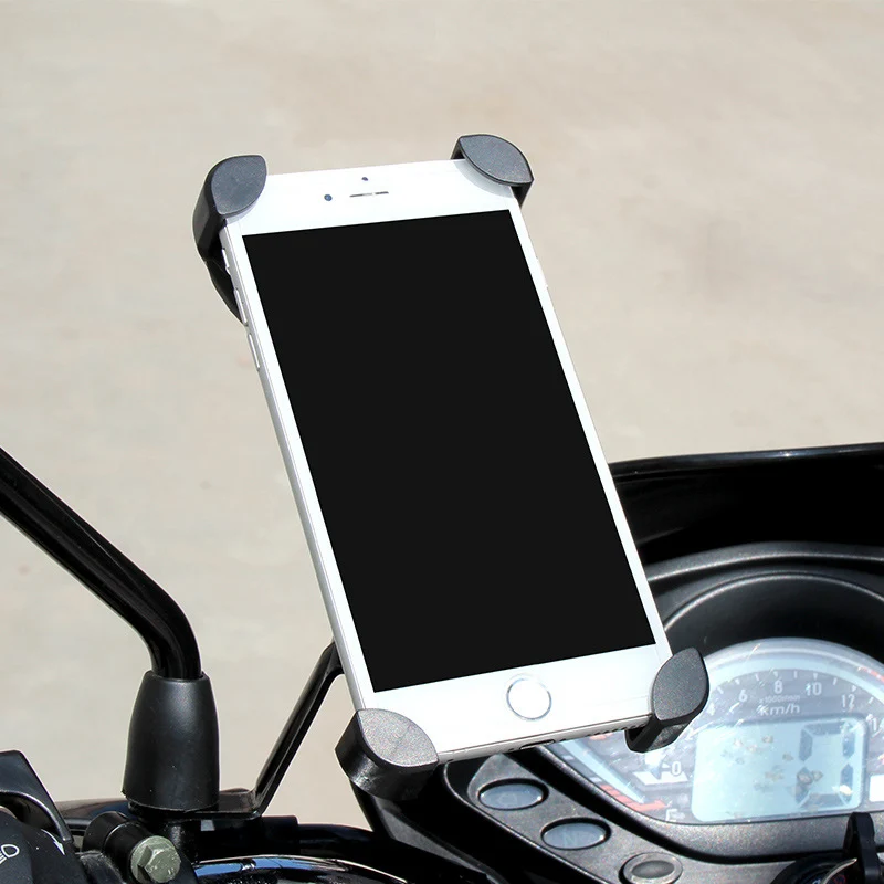 Universal Motorcycle Scooter Rear View Mirror Cell Phone Holder Grip Stand Bracket for iPhone 7/8,XS,XR for Galaxy S9/9 Plus etc
Universal Motorcycle Scooter Rear View Mirror Cell Phone Holder Grip Stand Bracket for iPhone 7/8,XS,XR for Galaxy S9/9 Plus etc