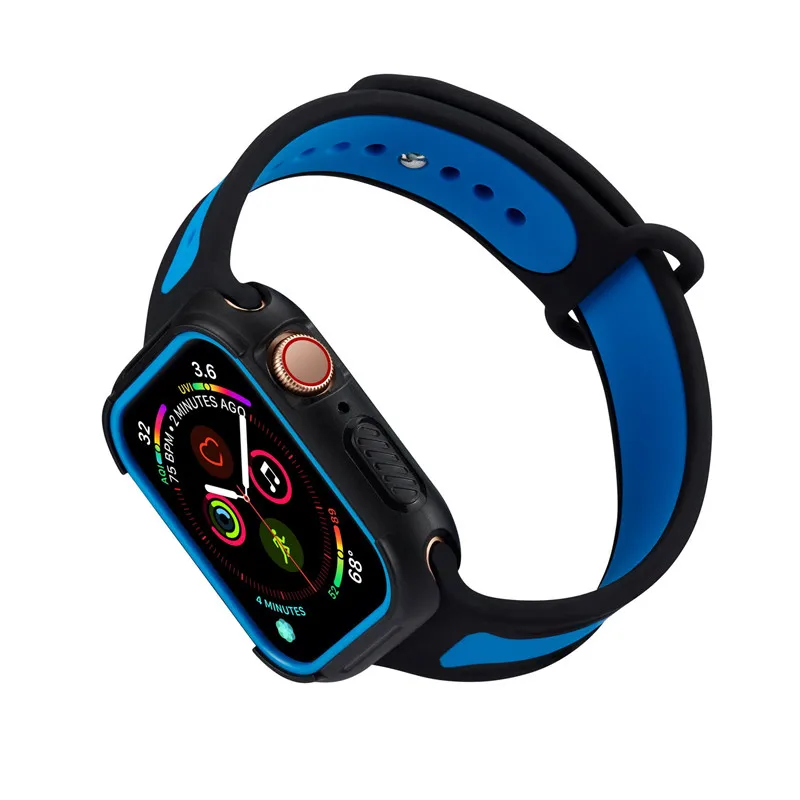 Sport style watch case for Apple watch series 4 watch shell protecive cover (28)