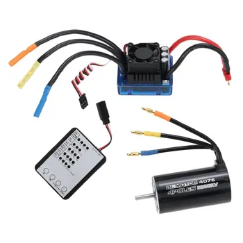 4076 2000kv Waterproof Brushless Motor + 120A ESC + LED Program Card Parts Accessories for 1/8 RC Car Truck Crawler Boat
4076 2000kv Waterproof Brushless Motor + 120A ESC + LED Program Card Parts Accessories for 1/8 RC Car Truck Crawler Boat