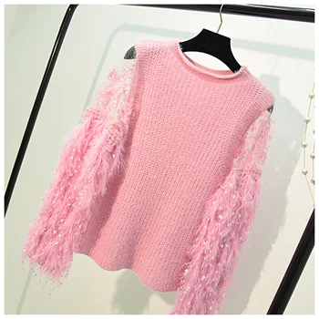 Poncho Sweater Women Pullover New Women's Free Shipping 2020 Autumn Style Sweater Handmade Tassel Knit Sweet Round Neck Mesh
Poncho Sweater Women Pullover New Women's Free Shipping 2020 Autumn Style Sweater Handmade Tassel Knit Sweet Round Neck Mesh