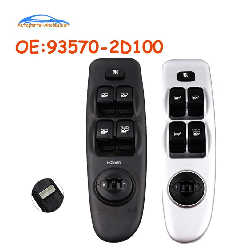 OEM 93570-2D100 935702D100 For Hyundai Elantra 2001 2002 2003 2004 2005 2006 Front Left Electric Master Power Window Switch Car |