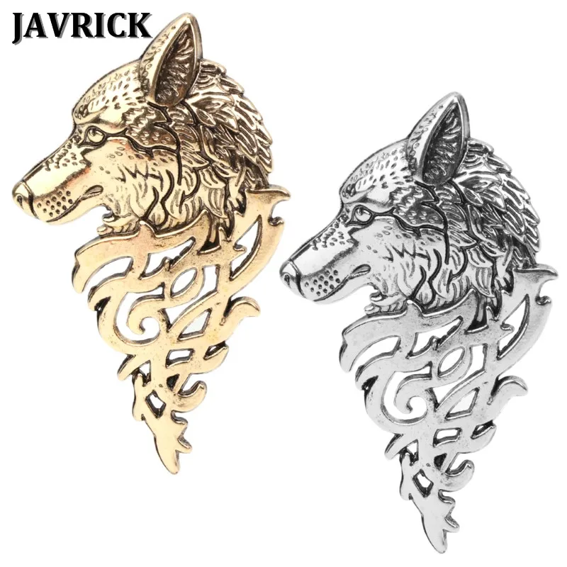 JAVRICK Retro Europe Wolf Head Badge Brooch Lapel Pin Men Women Shirt Suit Accessory New
JAVRICK Retro Europe Wolf Head Badge Brooch Lapel Pin Men Women Shirt Suit Accessory New