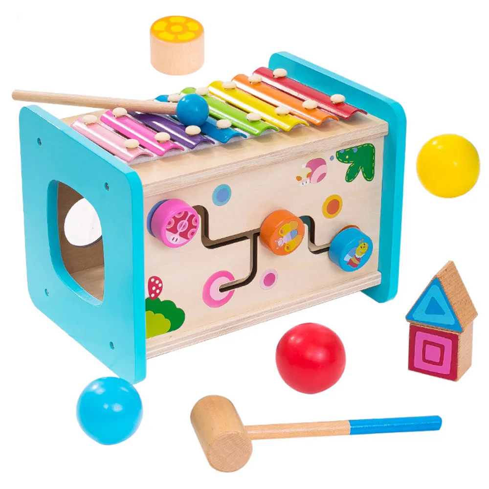 4 in 1 Multifunctional Music Box Wooden Musical Instruments Xylophone Musical Toys Educational Wood Knocks Pounding Kids Toys
4 in 1 Multifunctional Music Box Wooden Musical Instruments Xylophone Musical Toys Educational Wood Knocks Pounding Kids Toys