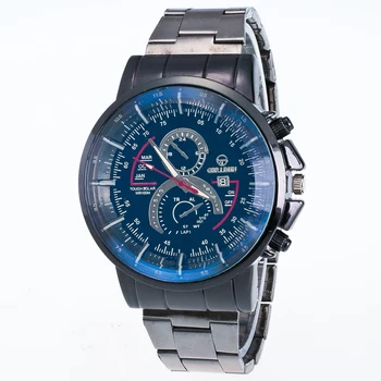 GERIDUN Luxury Fashion Men Blue Glass Quartz Analog Watches Casual Cool Watch Brand Men Watches Relogio Masculino Reloj Hombre
GERIDUN Luxury Fashion Men Blue Glass Quartz Analog Watches Casual Cool Watch Brand Men Watches Relogio Masculino Reloj Hombre