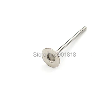 100pcs/lot 3mm tray stainless steel ear stud pin diy stud earrings findings & components F2191
100pcs/lot 3mm tray stainless steel ear stud pin diy stud earrings findings & components F2191