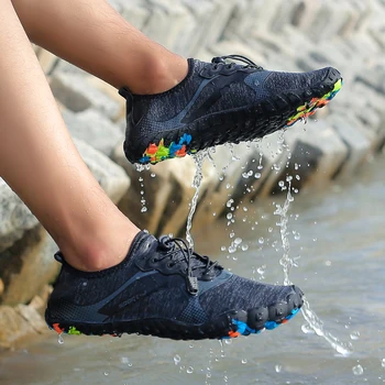 2019 Hot Sale Men Aqua Shoes Summer Breathable Non Slip Five Toe Shoes Unisex Sneakers Swimming Shoes Water Sports Seaside
2019 Hot Sale Men Aqua Shoes Summer Breathable Non Slip Five Toe Shoes Unisex Sneakers Swimming Shoes Water Sports Seaside