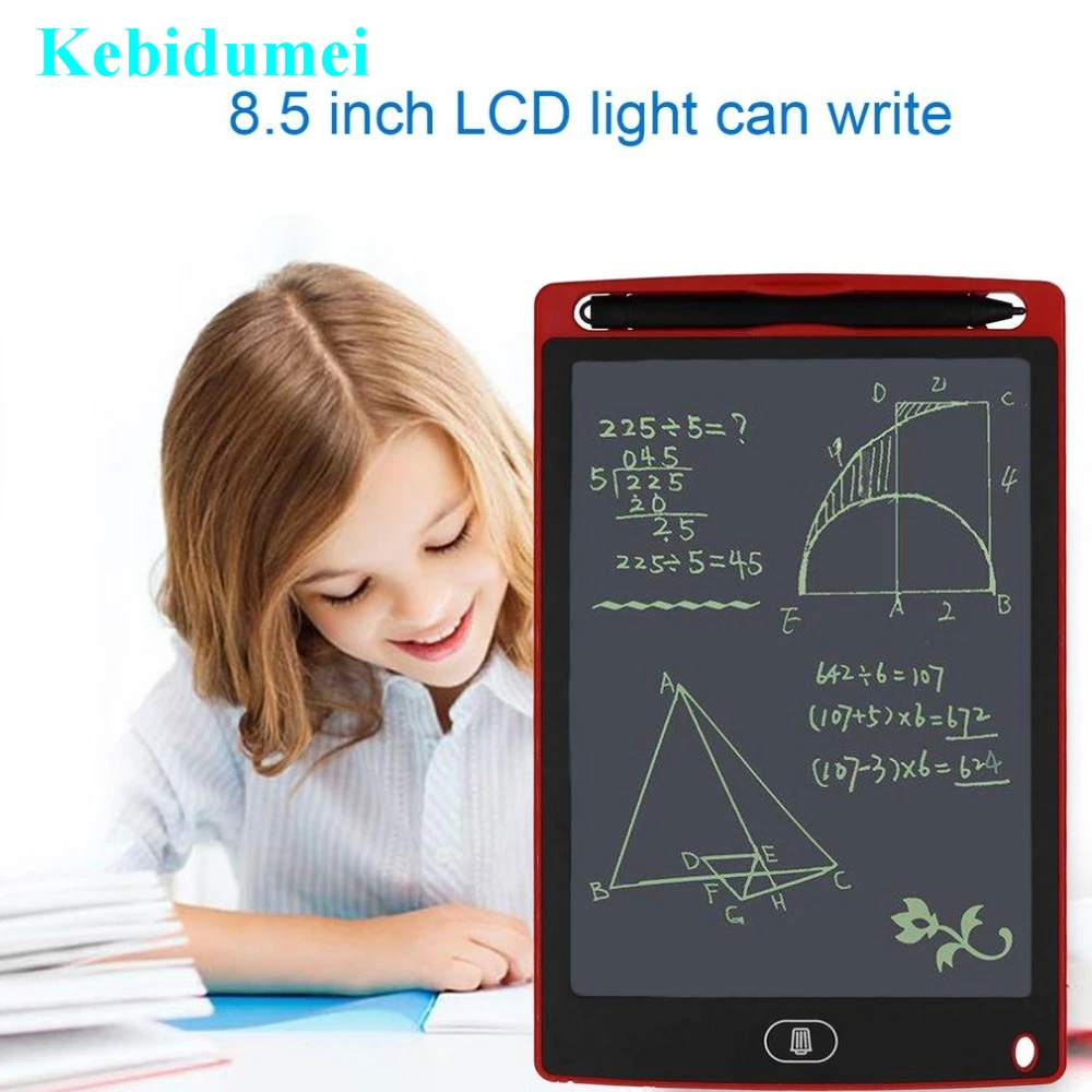 Kebidumei 8.5 Inches LCD Screen Writing Pad Digital Tablets Handwriting Board Electric Board Clipboard Gift for Kids Child
Kebidumei 8.5 Inches LCD Screen Writing Pad Digital Tablets Handwriting Board Electric Board Clipboard Gift for Kids Child