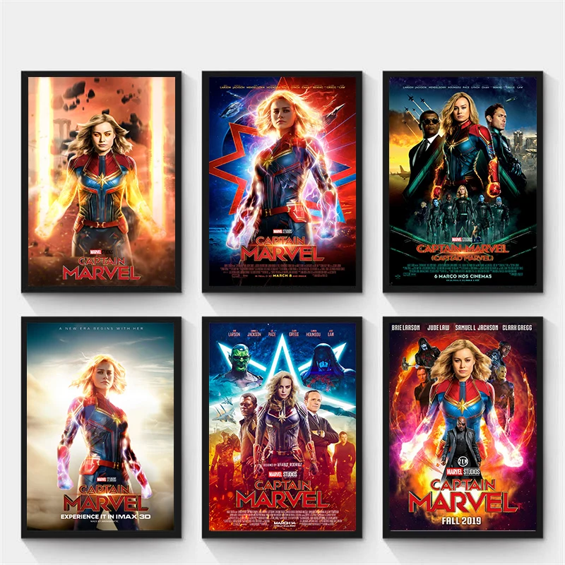 Poster And Prints Captain Marvel 2019 Marvel Superhero Movie White Kraft Paper poster Wall Pictures For Living Room Home Decor
Poster And Prints Captain Marvel 2019 Marvel Superhero Movie White Kraft Paper poster Wall Pictures For Living Room Home Decor
