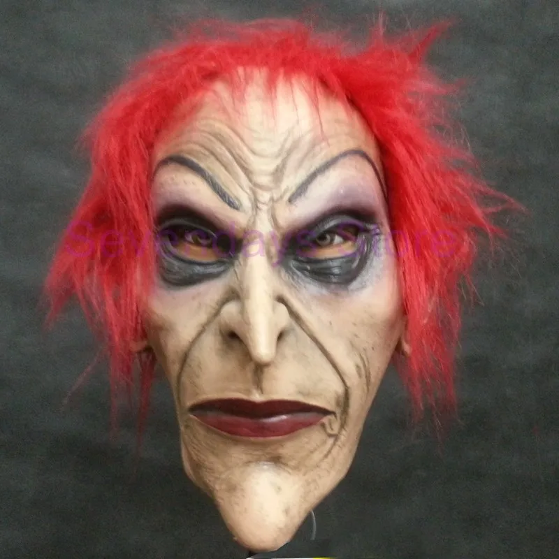 Scary Full Face Mask Horror Grimace Witch Mask Party Masquerade Latex Masks For Helloween
Scary Full Face Mask Horror Grimace Witch Mask Party Masquerade Latex Masks For Helloween