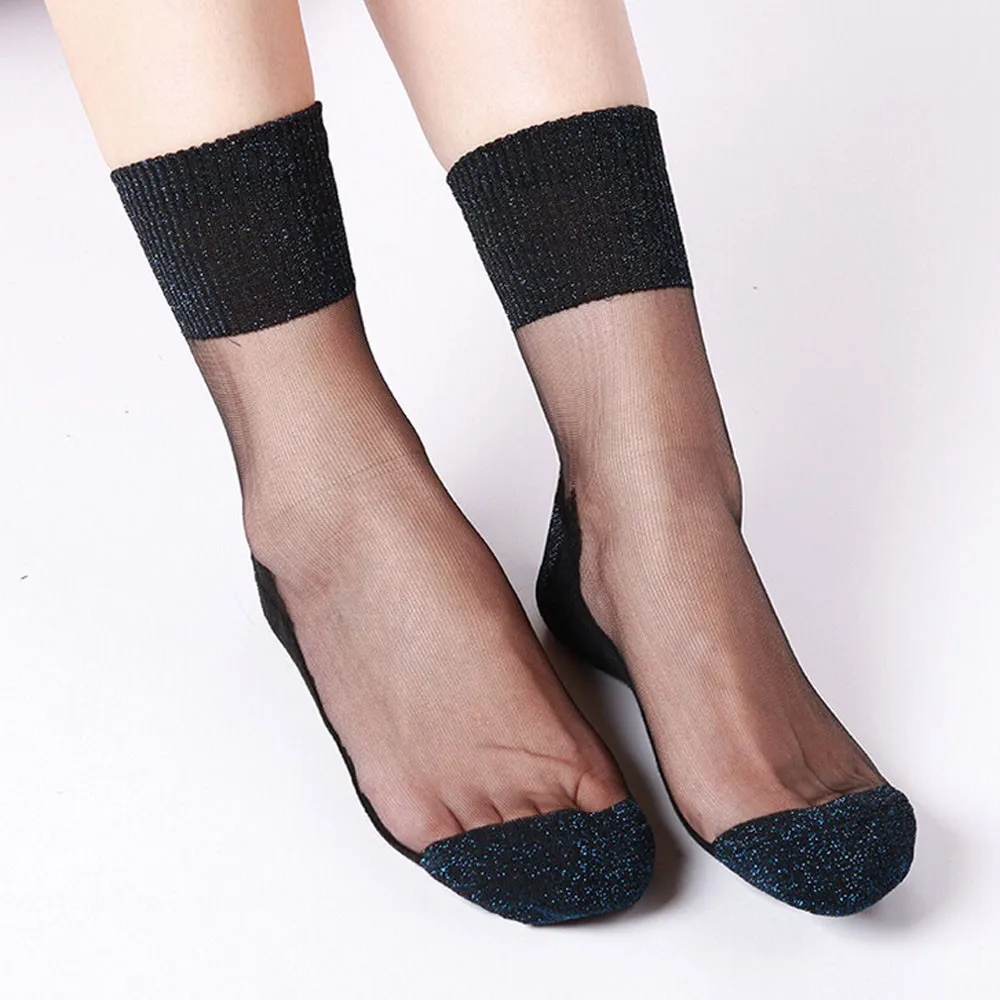 DROPSHIPPING 2018 New Arrival Fashion Summer Socks Women Socks Ladies Sheer Silky Glitter Transparent Ankle Socks Freeship #J05
DROPSHIPPING 2018 New Arrival Fashion Summer Socks Women Socks Ladies Sheer Silky Glitter Transparent Ankle Socks Freeship #J05
