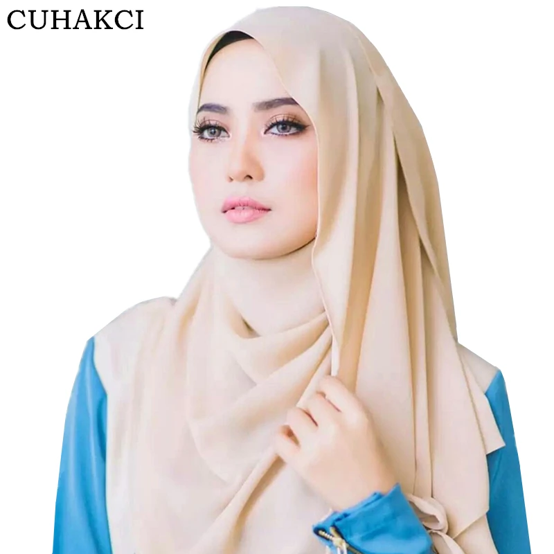 CUHAKCI High Quality Malaysia Chiffon Scarves Pearl Bubble Muslim Hijab Scarf Plain Solid ColourShawl Head Wrap Foulard Shawls
CUHAKCI High Quality Malaysia Chiffon Scarves Pearl Bubble Muslim Hijab Scarf Plain Solid ColourShawl Head Wrap Foulard Shawls