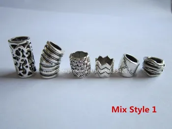 6Pcs/Pack mix metal set for hair braid dread dreadlock beads rings tube for hair Accessories approx 7mm-9mm hole
6Pcs/Pack mix metal set for hair braid dread dreadlock beads rings tube for hair Accessories approx 7mm-9mm hole