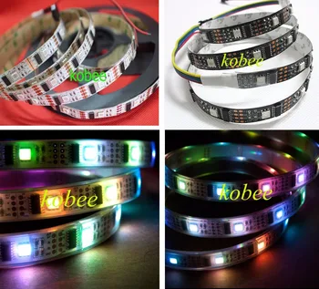 WS2801 led pixel strip 5050 32leds/m digital magic strip rgb DC5V same as ws2812 ws2811 LPD6803 with wireless remote controller
WS2801 led pixel strip 5050 32leds/m digital magic strip rgb DC5V same as ws2812 ws2811 LPD6803 with wireless remote controller