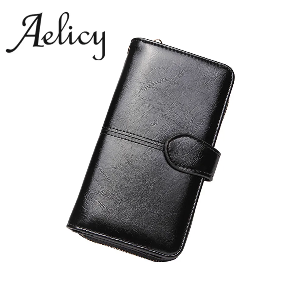 Aelicy Luxury Retro oil wax leather Vintage Wallet Solid Wallet Women Portefeuille Femme Carteira Feminina Billetera Mujer
Aelicy Luxury Retro oil wax leather Vintage Wallet Solid Wallet Women Portefeuille Femme Carteira Feminina Billetera Mujer