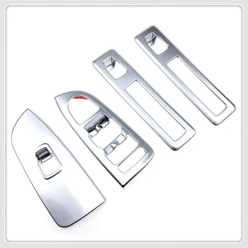 Car Door Window Lift Switch Button Cover Trim Sticker For Mercedes-Benz Vito 2014 2015 2016 2017 2018 For Left hand side Drive
