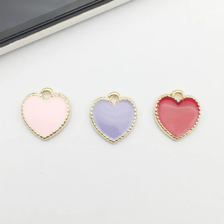 10pcs/lot Heart Love Enamel Charms Pendant 1.4*1.5 fit Bracelet DIY Craft Jewelry Accessories
10pcs/lot Heart Love Enamel Charms Pendant 1.4*1.5 fit Bracelet DIY Craft Jewelry Accessories