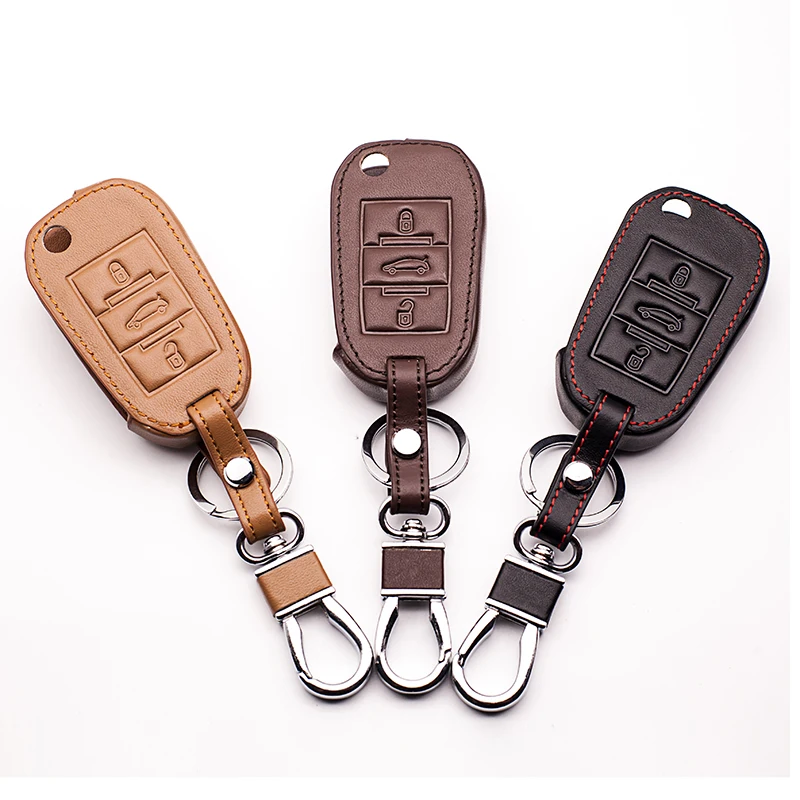 Top layer leather Genuine Leather car key case for Peugeot 3008 208 308 508 408 2008 407 307 4008 car keys accessories key cover
Top layer leather Genuine Leather car key case for Peugeot 3008 208 308 508 408 2008 407 307 4008 car keys accessories key cover