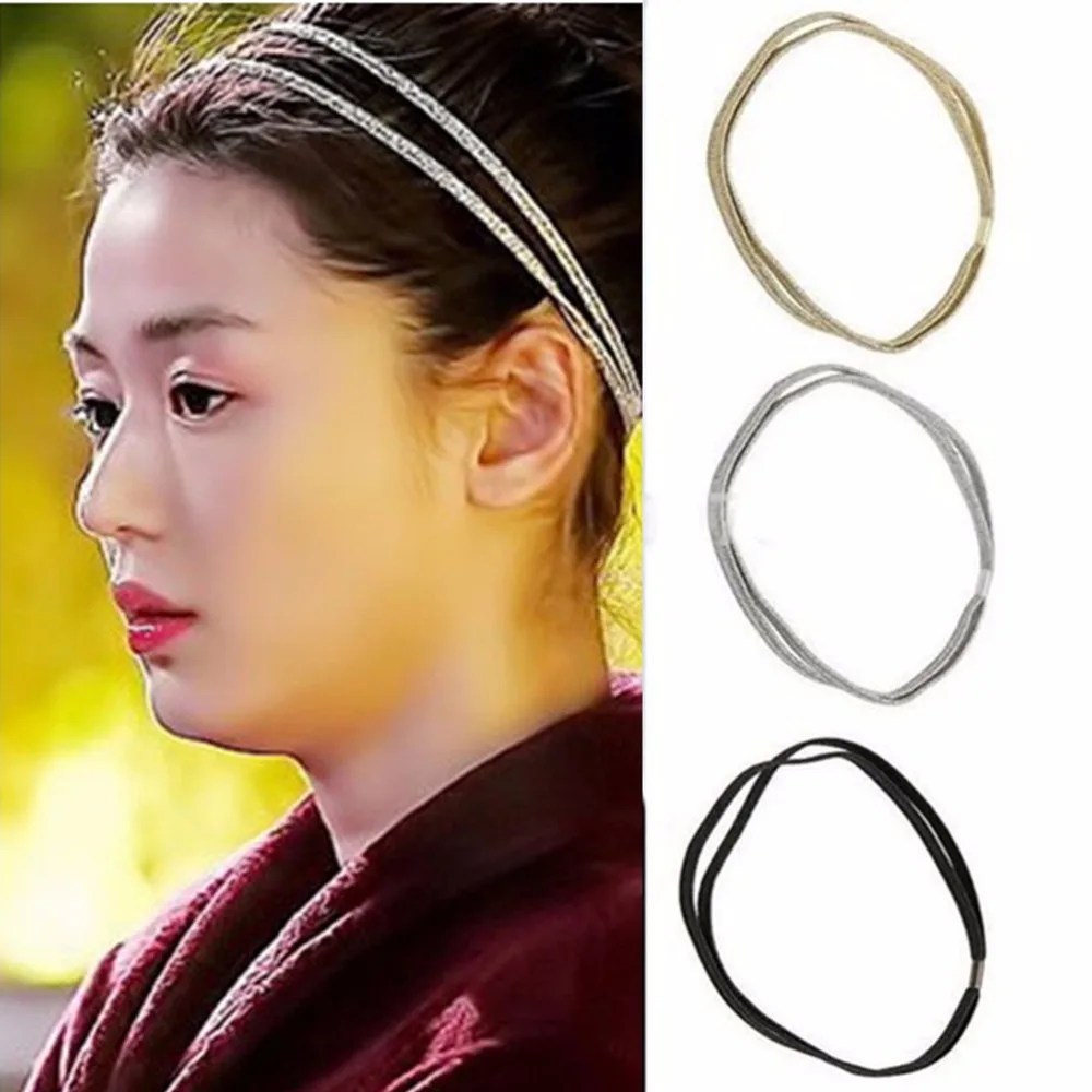 1Pc Fashion Girls Hair Hoop Glitter Elastic Double Headband Bling Headband Women Hair Accessories Wholesale
1Pc Fashion Girls Hair Hoop Glitter Elastic Double Headband Bling Headband Women Hair Accessories Wholesale