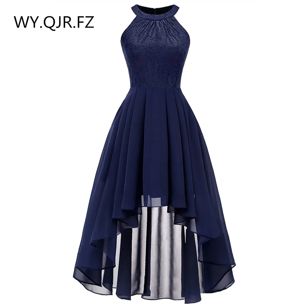 OML538#Neck Lace Chiffon halter Bridesmaid Dresses Front High Back low Dark Blue Fink Wine Red Violet prom party dress wholesale
OML538#Neck Lace Chiffon halter Bridesmaid Dresses Front High Back low Dark Blue Fink Wine Red Violet prom party dress wholesale