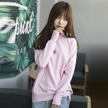 JECH Autumn Winter Fashion New Hooded Collar Women Sweaters Loose high quality Short pullover Cashmere Sweater Thick Soft warm
JECH Autumn Winter Fashion New Hooded Collar Women Sweaters Loose high quality Short pullover Cashmere Sweater Thick Soft warm