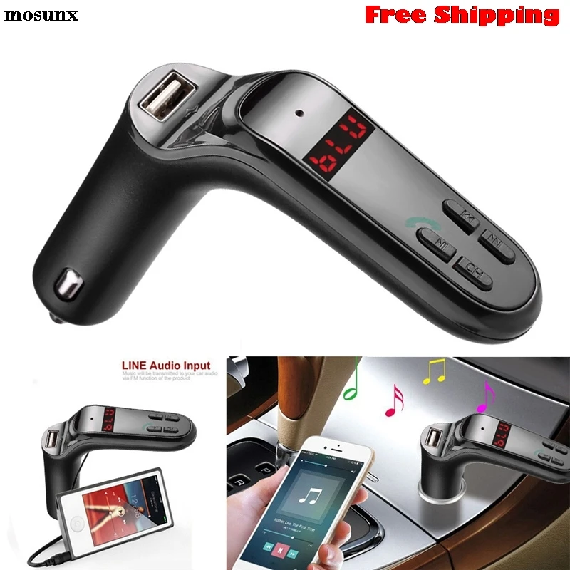 mosunx Bluetooth Car Kit Handsfree FM Transmitter Radio MP3 Player USB Charge AUX for Android Phone Smartphone Cellphone Phoes
mosunx Bluetooth Car Kit Handsfree FM Transmitter Radio MP3 Player USB Charge AUX for Android Phone Smartphone Cellphone Phoes