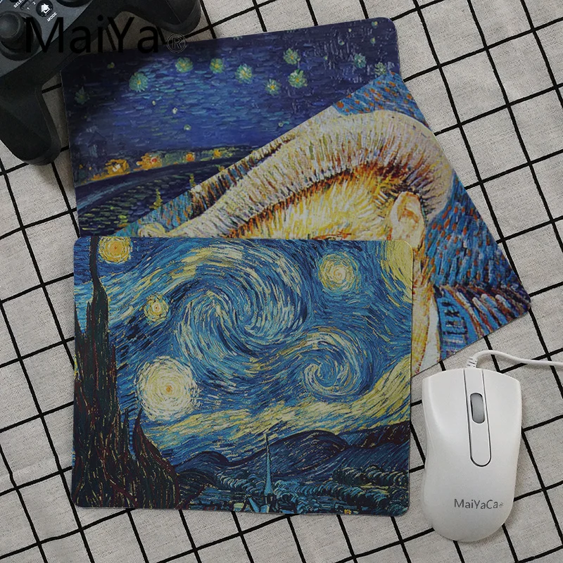 Maiya High Quality Great famous art van Gogh Keyboard Gaming MousePads Smooth Writing Pad Desktops Mate gaming mouse pad
Maiya High Quality Great famous art van Gogh Keyboard Gaming MousePads Smooth Writing Pad Desktops Mate gaming mouse pad
