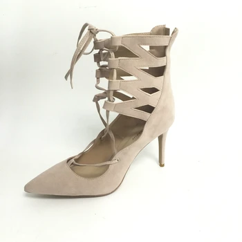 Vintage Khaki Shoes Woman Pointed Toe Lace-Up Super Sexy Shoes Super High Heels Tacones Altos Mujer Sexy Dress Pump Shoes
Vintage Khaki Shoes Woman Pointed Toe Lace-Up Super Sexy Shoes Super High Heels Tacones Altos Mujer Sexy Dress Pump Shoes
