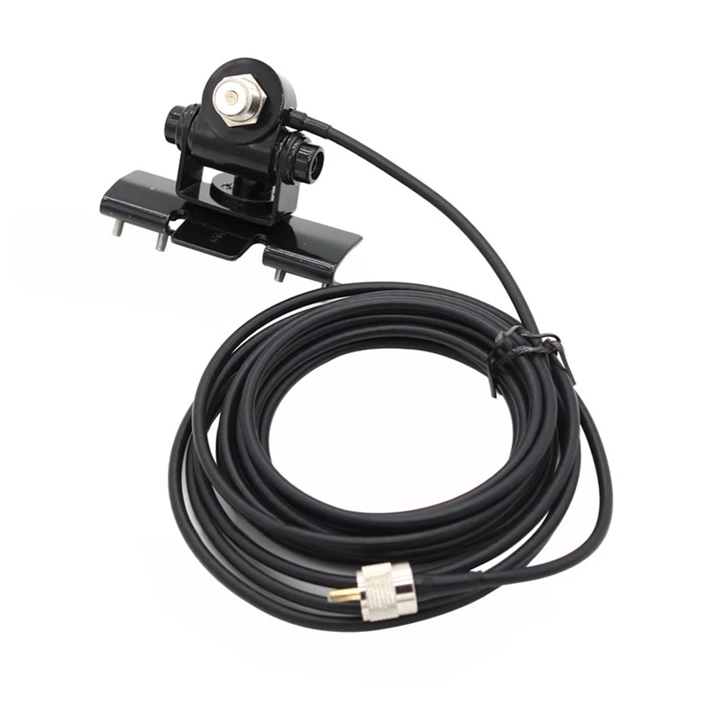 RB-400 Car Antenna Mount Bracket + 5M PL259 Connector Extend Cable Feeder Cable for Mobile Radio TH-9800 BJ-218 KT8900
RB-400 Car Antenna Mount Bracket + 5M PL259 Connector Extend Cable Feeder Cable for Mobile Radio TH-9800 BJ-218 KT8900
