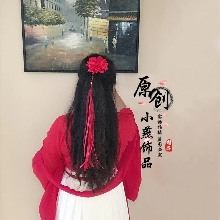 Japanese vintage handmade purple ribbon tassel Hair clip hairpin accessories for kimono hanfu Accessories firkete /Horquilla
Japanese vintage handmade purple ribbon tassel Hair clip hairpin accessories for kimono hanfu Accessories firkete /Horquilla