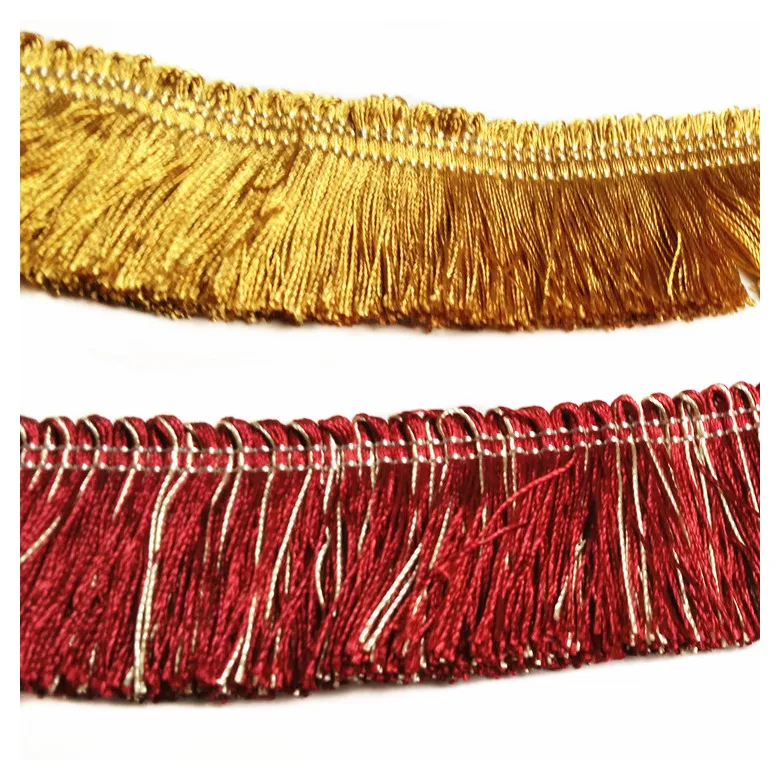 2 Colors Gold Wine Fringe 4 cm Width Lace Cushion Cover Pillow Cover Throw Accesories Polyester Trimming Sell by 10 meters/Bale
2 Colors Gold Wine Fringe 4 cm Width Lace Cushion Cover Pillow Cover Throw Accesories Polyester Trimming Sell by 10 meters/Bale