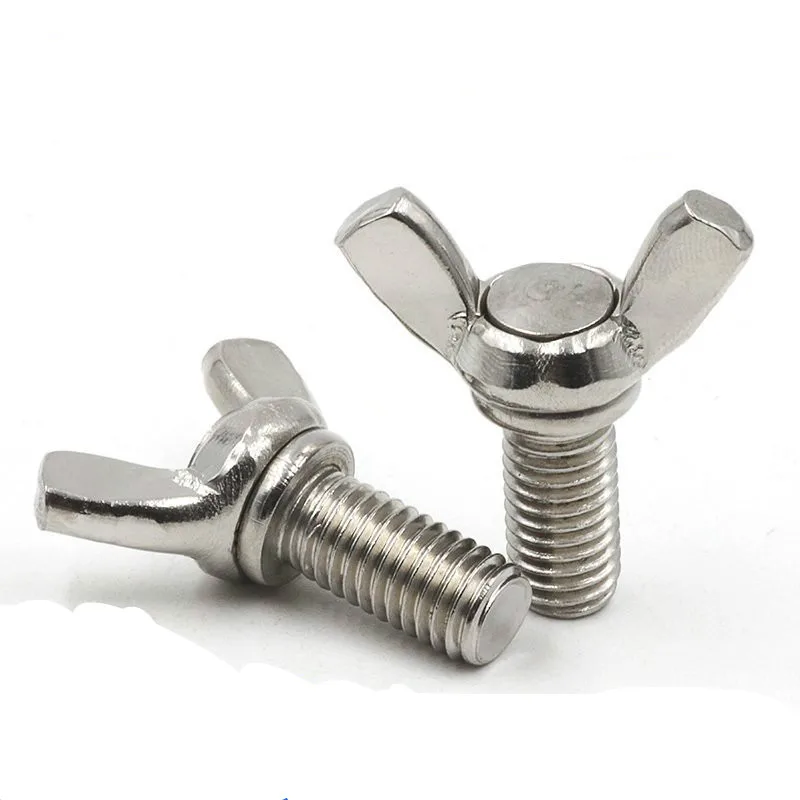 DIN316 A2-70 2PCS 304 Stainless Steel Butterfly Bolt M6*8/10/12/16......55mm
DIN316 A2-70 2PCS 304 Stainless Steel Butterfly Bolt M6*8/10/12/16......55mm