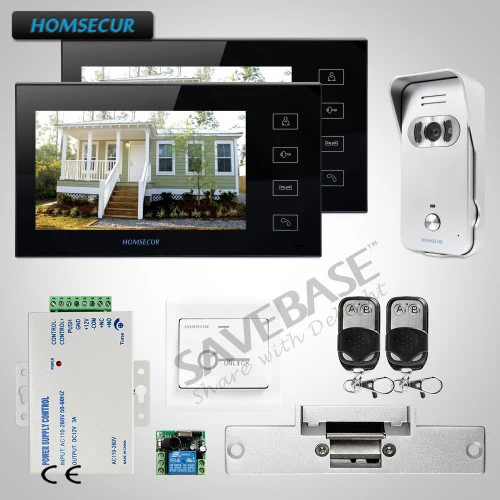 HOMSECUR 1C2M 7inch Hands-free Wired Video Intercom System with Touch Button Monitor
HOMSECUR 1C2M 7inch Hands-free Wired Video Intercom System with Touch Button Monitor