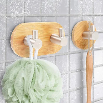 Wall Mounted Bamboo Wooden Coat Hook Rack Bathroom Livingroom Towel Rail Holder Shelf L Shape Simple And Modern Door Hooks
Wall Mounted Bamboo Wooden Coat Hook Rack Bathroom Livingroom Towel Rail Holder Shelf L Shape Simple And Modern Door Hooks