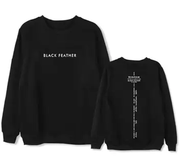 Kpop new arrival got7 bambam concert thailand black feather same printing o neck hoodie unisex pullover fleece/thin sweatshirt
Kpop new arrival got7 bambam concert thailand black feather same printing o neck hoodie unisex pullover fleece/thin sweatshirt