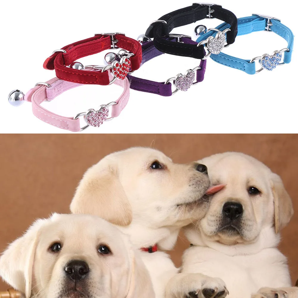 1PC Lovely Soft Elastic Bell Heart Shape Adjustable Pet Dog Puppy Collar Bell Nylon Dot Necklace for Doggie Cat Pet Neck Chain
1PC Lovely Soft Elastic Bell Heart Shape Adjustable Pet Dog Puppy Collar Bell Nylon Dot Necklace for Doggie Cat Pet Neck Chain