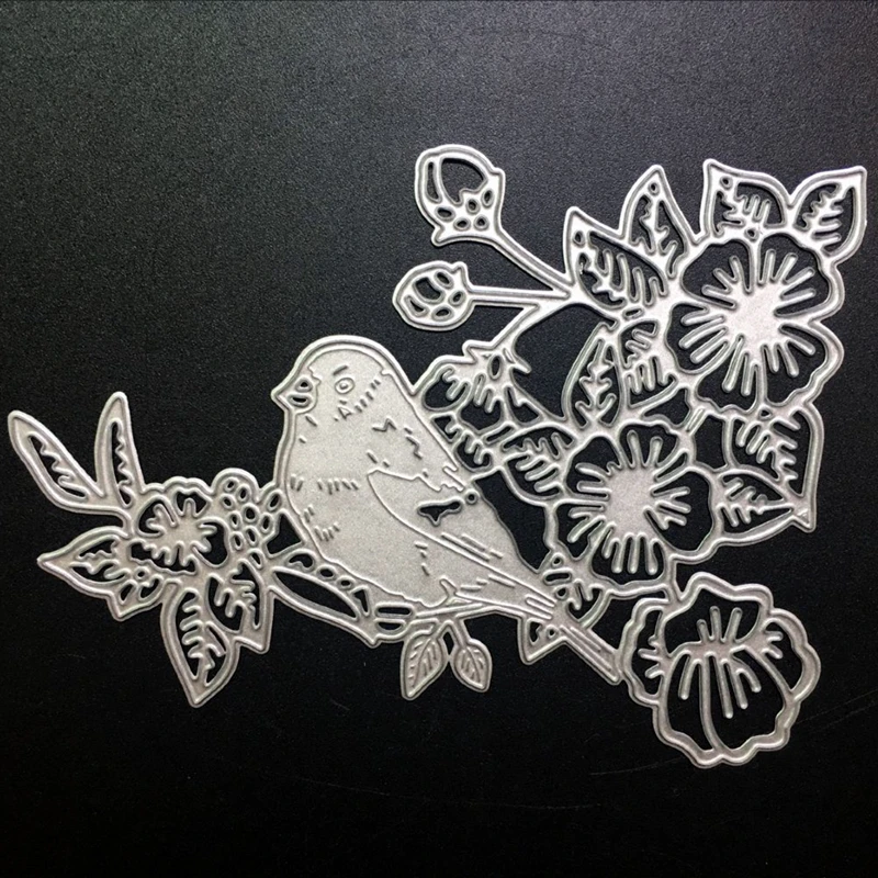 SCD853 Flower Bird Metal Cutting Dies For Scrapbooking Stencils DIY Album Cards Decoration Embossing Folder Die Cuts Tools New
SCD853 Flower Bird Metal Cutting Dies For Scrapbooking Stencils DIY Album Cards Decoration Embossing Folder Die Cuts Tools New