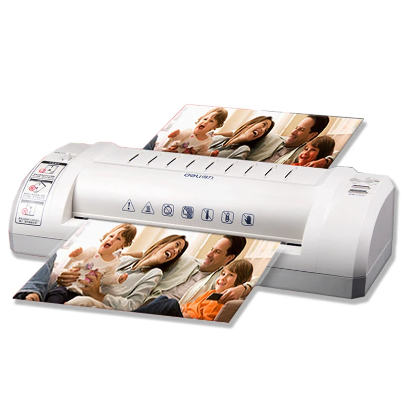 Deli 3893 A4 Document Photos Card Dedicated Laminator No Blistering Two Stalls Flim Thickness Adjustable Laminating Machine
Deli 3893 A4 Document Photos Card Dedicated Laminator No Blistering Two Stalls Flim Thickness Adjustable Laminating Machine