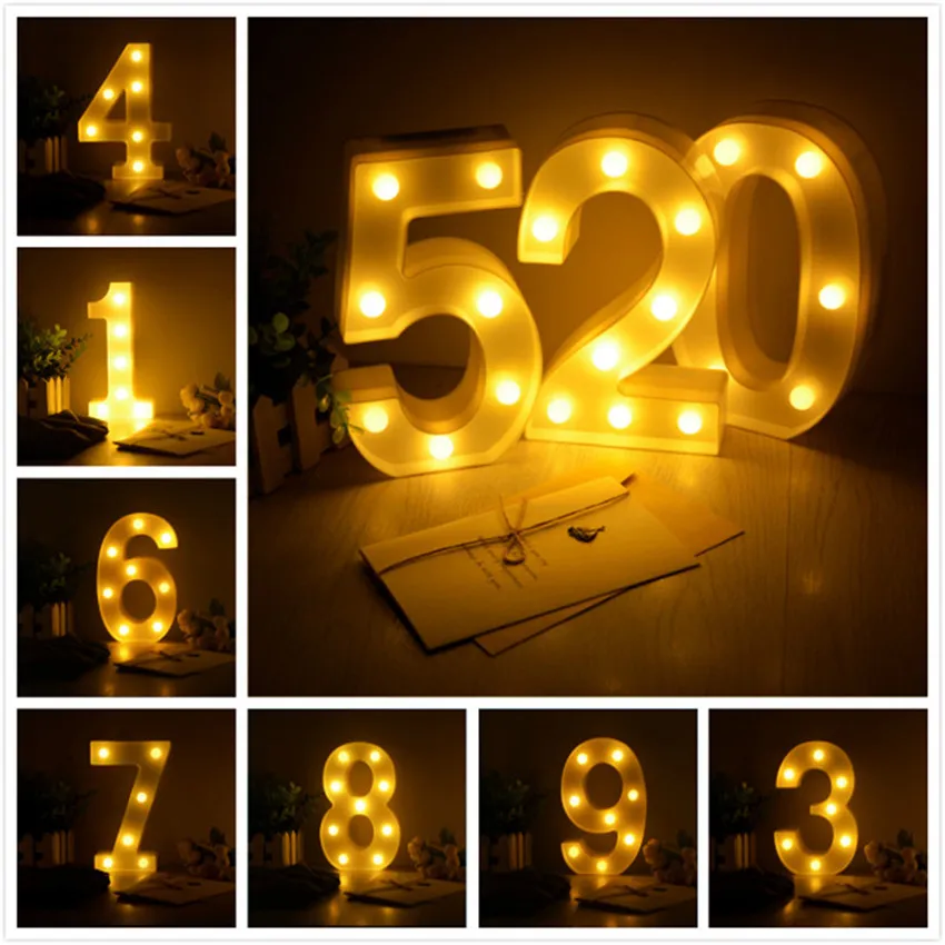 Luminous LED Letter Night Light Creative 26 Alphabet Number Battery Lamp Romantic Wedding Party Decoration Valentine Christmas
Luminous LED Letter Night Light Creative 26 Alphabet Number Battery Lamp Romantic Wedding Party Decoration Valentine Christmas