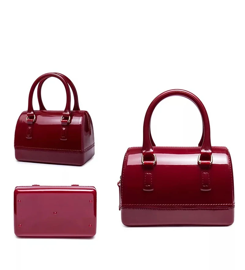 PVC Shoulder Bags Women Candy Color Women Jelly Bags Purse Solid Color Handbags Large Capacity Crossbody Bag
PVC Shoulder Bags Women Candy Color Women Jelly Bags Purse Solid Color Handbags Large Capacity Crossbody Bag