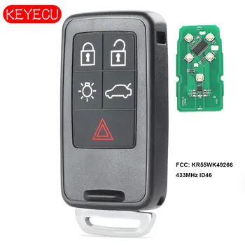 Keyecu Smart Remote Key 5 Button 433MHz ID46 for Volvo S80 S60 V60 SC60 XC70 V70 FCC: KR55WK49266
Keyecu Smart Remote Key 5 Button 433MHz ID46 for Volvo S80 S60 V60 SC60 XC70 V70 FCC: KR55WK49266