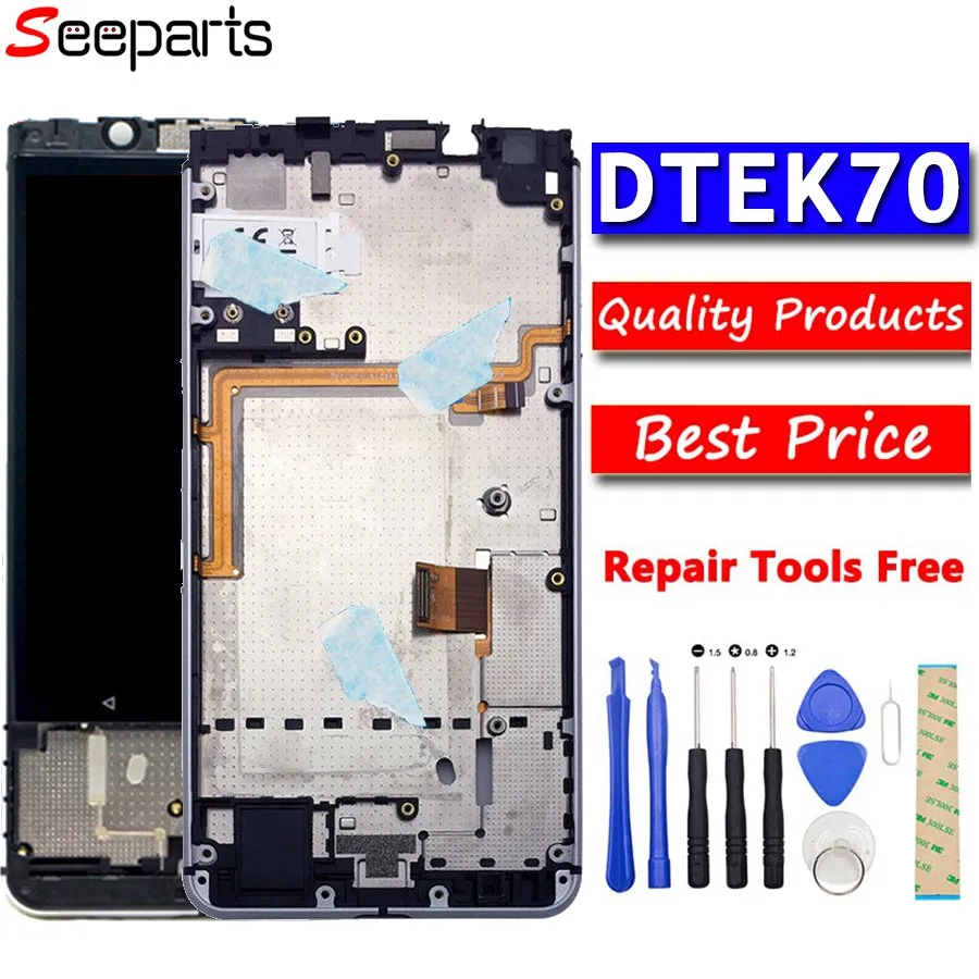 100% Tested LCD For BlackBerry KEYone DTEK70 LCD Display 1620x1080 Pantalla Replacement 100% Tested For BlackBerry DTEK70 LCD
100% Tested LCD For BlackBerry KEYone DTEK70 LCD Display 1620x1080 Pantalla Replacement 100% Tested For BlackBerry DTEK70 LCD