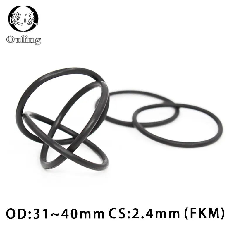 5 шт./лот флюоровое резиновое кольцо, черное, FKM Oring уплотнение CS: 2,4 мм OD31/32/33/34/35/36/37/38/39/40 мм резиновое уплотнительное кольцо, прокладка
5 шт./лот флюоровое резиновое кольцо, черное, FKM Oring уплотнение CS: 2,4 мм OD31/32/33/34/35/36/37/38/39/40 мм резиновое уплотнительное кольцо, прокладка