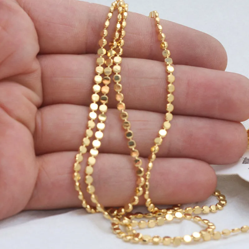1M (3.3feet). raw brass 24k Shiny Gold Plated ballChains Necklace ..( .Nickel Safe Lead Safe) Size : 2.5mm ,- -BXB63
1M (3.3feet). raw brass 24k Shiny Gold Plated ballChains Necklace ..( .Nickel Safe Lead Safe) Size : 2.5mm ,- -BXB63