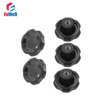 5pcs M8 x 50mm Female Thread Corrugated Knob Handles Machine Replacement 8mm Thread 50mm Head Diameter Lobe Knob
5pcs M8 x 50mm Female Thread Corrugated Knob Handles Machine Replacement 8mm Thread 50mm Head Diameter Lobe Knob