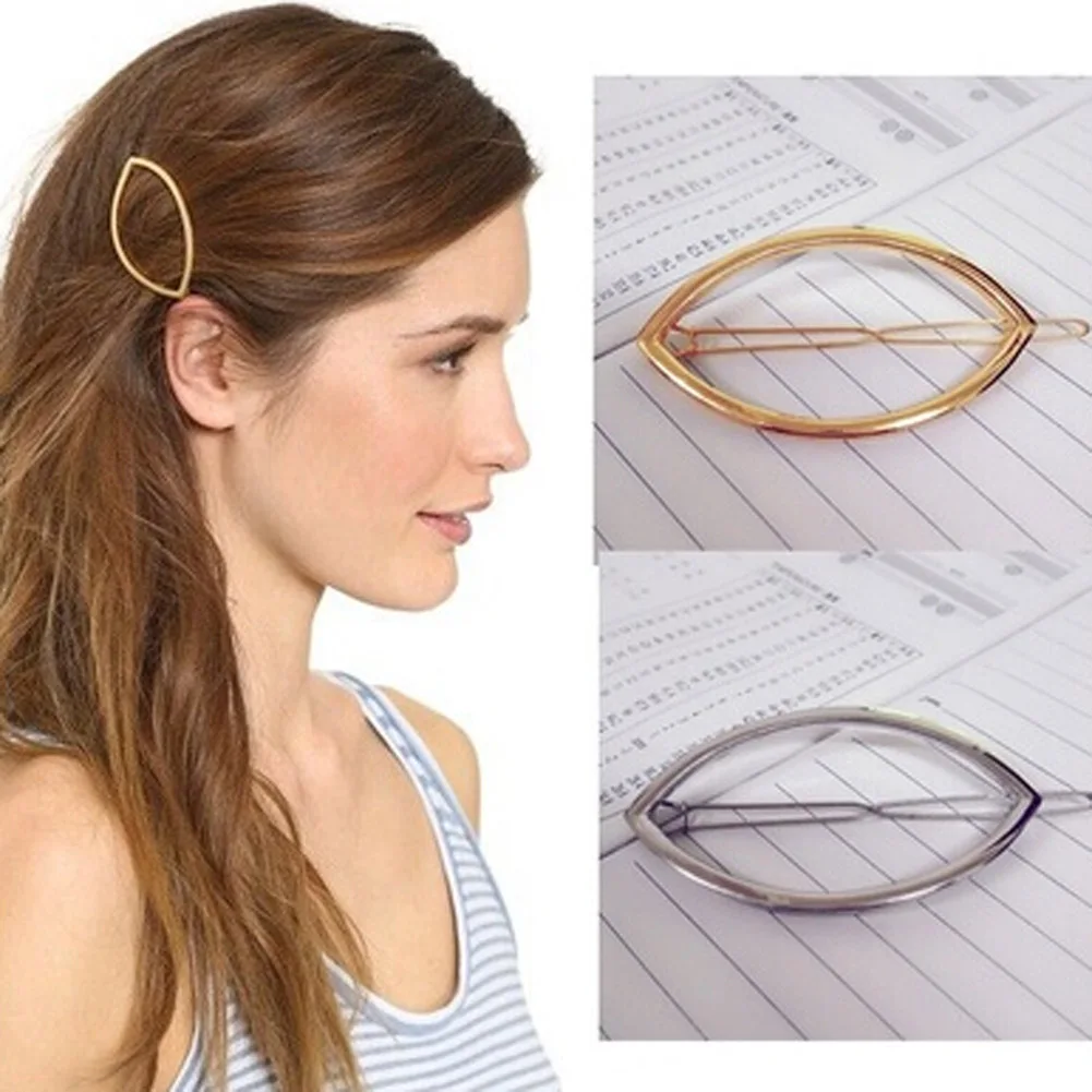 Women Girl Oval Eye Shape Alloy Novelty Geometric Hairpins Simple Hair Clip Barrettes Headwear Hair Style Accessories
Women Girl Oval Eye Shape Alloy Novelty Geometric Hairpins Simple Hair Clip Barrettes Headwear Hair Style Accessories