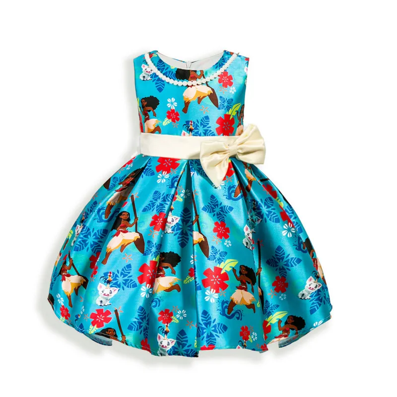 Newest Baby girls Bow dresses Princess dress Children's clothing cartoon movie Moana birthday party dress High quality
Newest Baby girls Bow dresses Princess dress Children's clothing cartoon movie Moana birthday party dress High quality